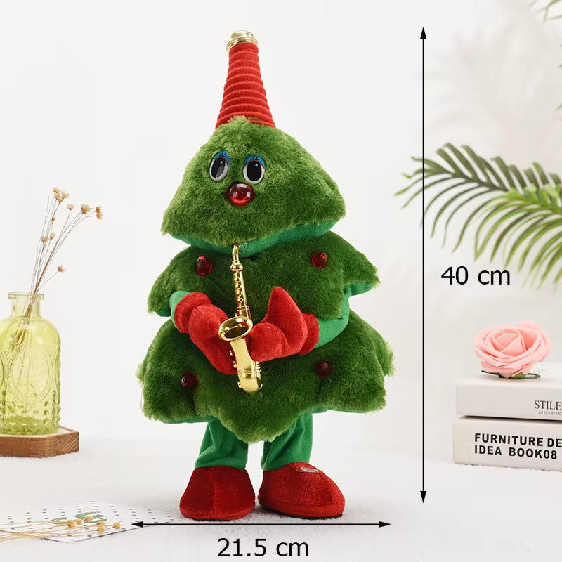 Christmas Tree That Can Dance and Sing Electric Plush Toys Funny Toys Christmas Gifts for Kids